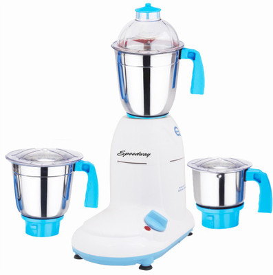 

speedway SW 600 Crystal 600 W Mixer Grinder(White, 3 Jars)