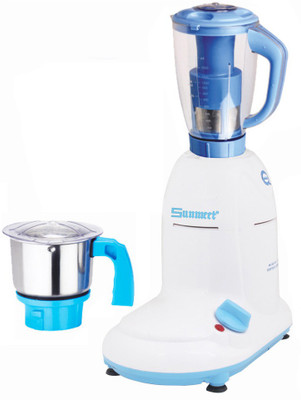 

Sunmeet Latest Jar attachments of chutney & juicer jarType-328 1000 W Juicer Mixer Grinder(Multicolor, 2 Jars)
