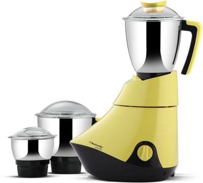 

Butterfly Splendid-Yellow 220 W Mixer Grinder(Yellow, 3 Jars)