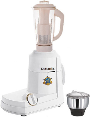

Rotomix Latest Jar attachments of chutney & juicer jarType-198 600 W Juicer Mixer Grinder(Multicolor, 2 Jars)
