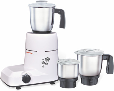 

Snapple Afforda 550 W Mixer Grinder(White, 3 Jars)