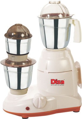 

Disa Delite 550 W Mixer Grinder(Cream, 3 Jars)