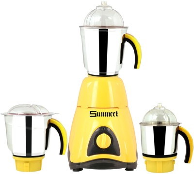 

Sunmeet SM 1000 Qualis 1000 W Mixer Grinder(White, 3 Jars)