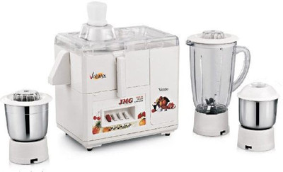 

Volmax Vento 550 W Juicer Mixer Grinder(White, 3 Jars)