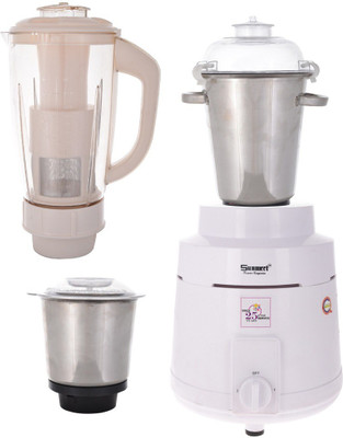 

Sunmeet SM 1400 1400 W Mixer Grinder(White, 3 Jars)