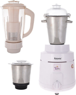 

Rotomix Roto 1400 1400 W Mixer Grinder(White, 3 Jars)