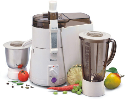 

Sujata Powermatic Plus 810 W Juicer Mixer Grinder(White, 2 Jars)
