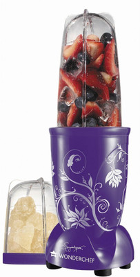

Wonderchef Nutri-Blend 400 W Juicer Mixer Grinder(Purple, 2 Jars)