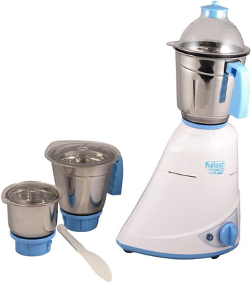 

Kailash SpeedII-750W/1Hp 750 W Juicer Mixer Grinder(White, 3 Jars)