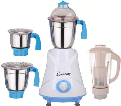 

speedway SW 600 ButlerBlueJars 600 W Mixer Grinder(Blue, 4 Jars)