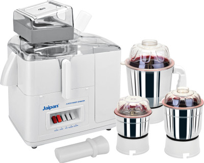

Jaipan Mixer Grinder 500 W Juicer(White, 3 Jars)