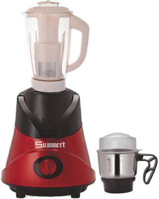 

Sunmeet Latest Jar attachments of chutney & juicer jarType-348 600 W Juicer Mixer Grinder(Multicolor, 2 Jars)