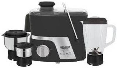 MAHARAJA WHITELINE EASYLOCK DLX (JX-105) EASY LOCK 550 W Juicer Mixer Grinder (3 Jars, Multicolor)