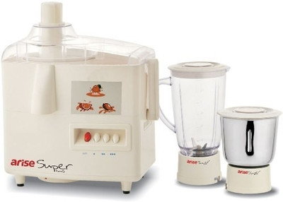 

Arise Super Plus 550 W Juicer Mixer Grinder(White, 2 Jars)