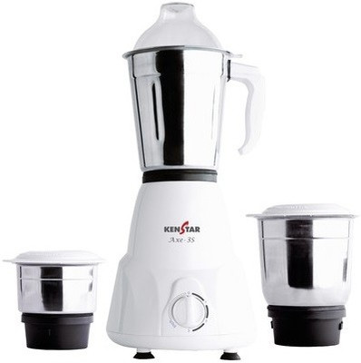 

Kenstar Axe 500 W Mixer Grinder(White, 3 Jars)