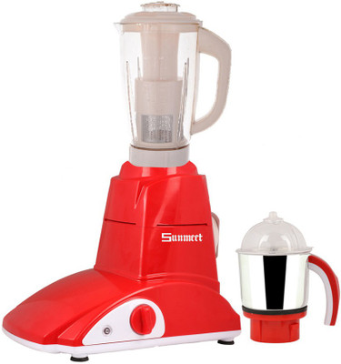 

Sunmeet Latest Jar attachments of chutney & juicer jarType-335 1000 W Juicer Mixer Grinder(Multicolor, 2 Jars)