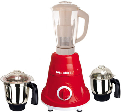 

Sunmeet Latest Jar attachments of chutney medium & juicer jarType-777 750 W Juicer Mixer Grinder(Multicolor, 3 Jars)