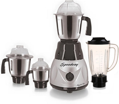 

speedway ABS Body MG16-WFJ34 600 W Juicer Mixer Grinder(Multicolor, 4 Jars)