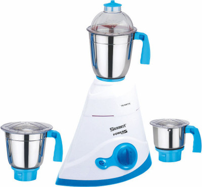

Sunmeet SM 1000 Leaf 1000 W Mixer Grinder(White, 3 Jars)
