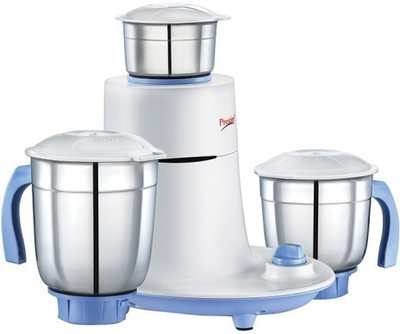 

Prestige mist 550 W Mixer Grinder(White, Blue, 3 Jars), Blue;white