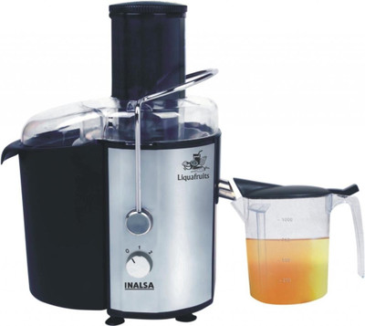 

Inalsa Liquafruits 800 W Juicer(Grey,White, 1 Jar)