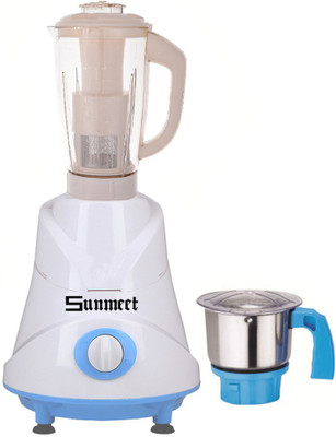 

Sunmeet Latest Jar attachments of chutney & juicer jarType-373 750 W Juicer Mixer Grinder(Multicolor, 2 Jars)