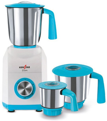 

Kenstar Elan-6 600 W Mixer Grinder(Blue and White, 3 Jars)