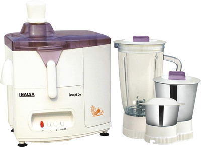 

Inalsa Icon Dx 450 W Juicer Mixer Grinder(3 Jars)