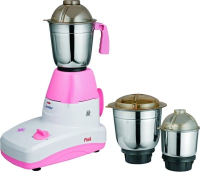 

Vizla Frontline Pink 500 W Mixer Grinder(Pink, White, 3 Jars)