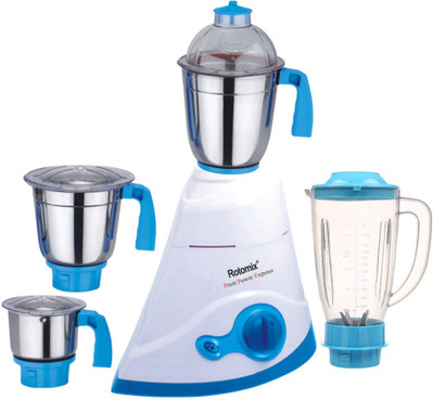 

Rotomix ABS Body MG16-WFJ78 750 W Juicer Mixer Grinder(Multicolor, 4 Jars)