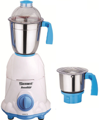 

Sunmeet I Smart 600 W Mixer Grinder(White, 2 Jars)