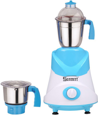 

Sunmeet ABS Body MG16-BY929 600 W Mixer Grinder(Yellow, 2 Jars)