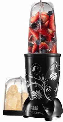 

Wonderchef Nutri-Blend 400 W Juicer Mixer Grinder(Black, 2 Jars)