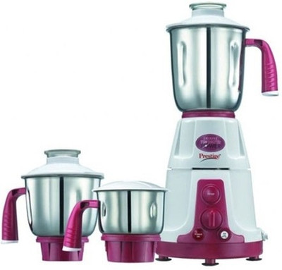 

Prestige Delux VS 750 W Mixer Grinder(White & Maroon, 3 Jars)