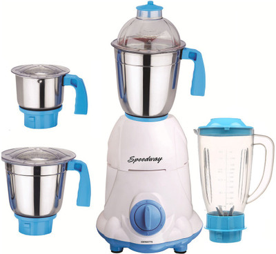 

speedway ABS Body MG16-WFJ102 1000 W Juicer Mixer Grinder(Multicolor, 4 Jars)