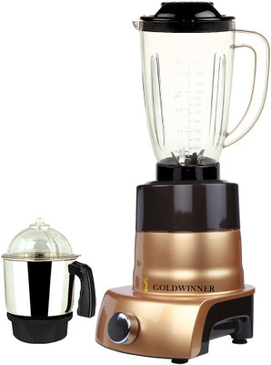 

Goldwinner MA ABS Body MGJ WOF 2017-191 1000 W Juicer Mixer Grinder(Gold, 2 Jars)