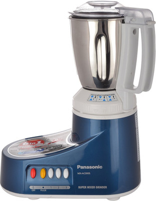 Panasonic MX-AC300S 550 W Mixer Grinder(Blue, 3 Jars) available at flipkart for Rs.5190