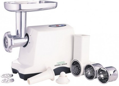 Black & Decker FM1700 1700 W Juicer Mixer Grinder(White, 1 Jar)