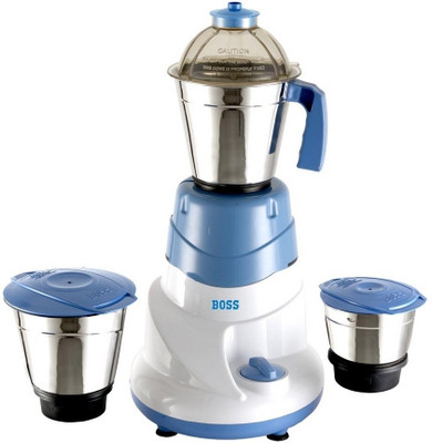 

Boss Alltime 500 W Mixer Grinder(White,Blue, 3 Jars)