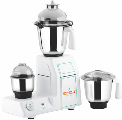 

Kanchan Tycoon 750 W Mixer Grinder(White, 3 Jars)