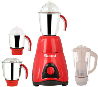 

Sunmeet SM-MG16 92 750 W Mixer Grinder(Red, 4 Jars)