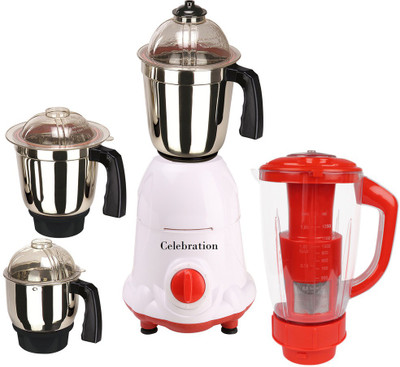 

Celebration MG16-623 1000 W Juicer Mixer Grinder(Multicolor, 4 Jars)