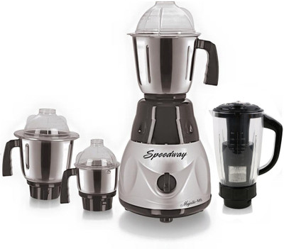 

speedway MG16-706 750 W Juicer Mixer Grinder(Black, 4 Jars)