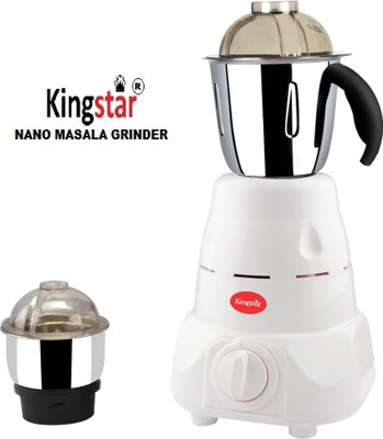 

Kingstar NANO 450 W Mixer Grinder(Cream, 2 Jars)