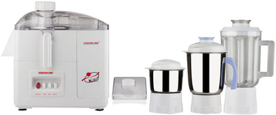 

Greenline Jmg-125 550 W Juicer Mixer Grinder(White, 3 Jars)