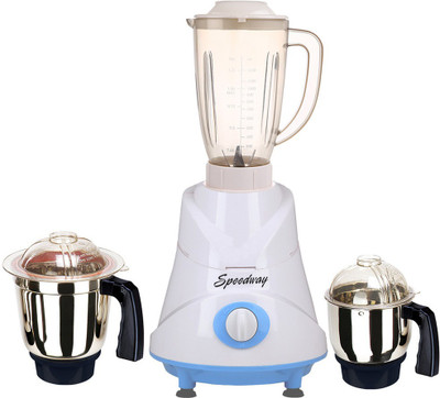 

speedway ABS Body MGJ-WFJ16-22 600 W Mixer Grinder(Multicolor, 3 Jars)