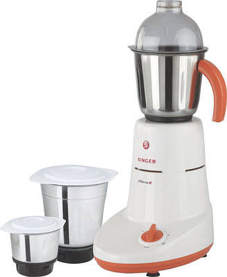 Singer Alina Plus 750 W Mixer Grinder(White, 3 Jars)
