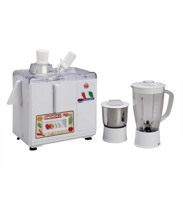 

SignoraCare Juicer Mixer Grinder-2100 500 W Juicer Mixer Grinder(White, 2 Jars)