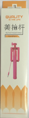 

BKT Cable Selfie Stick(Pink, Purple, Blue), Blue;pink;purple