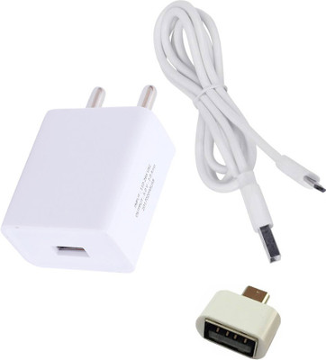 TROST Wall Charger Accessory Combo for MOTO G Plus 4th Gen(White)
